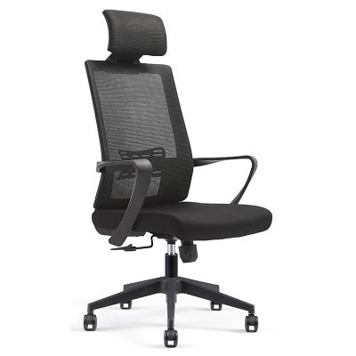 China Full Mesh Cheap Office Manager Swivel Chair (Height) Large Furniture Set Adjustable With Adjustable Headrest for sale