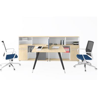 China Modern New Design Office Workstations Partitions With Melamine Staff Desk for sale