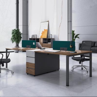 China Modern Strength 6 2MM Factory Office Furniture Person Cluster Workstation Office Building PVC Knock Down 25mm Cpc Color Optional ISO9001 15days for sale