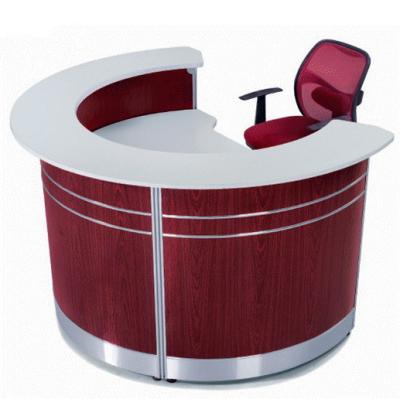 China Convertible Used Beauty Salon Furniture , Curved Reception Counter , Salon Reception for sale