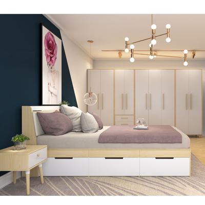 China Modern Beige Home Storage Teens Furniture Bedrooms On Promotion for sale