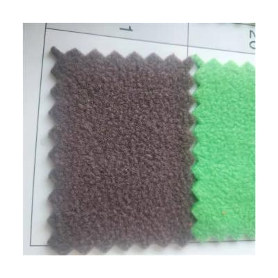 China Plain Apparel Shrink-Resistant Single Faced Fleece Wool Polyester Spandex Single Brush for sale