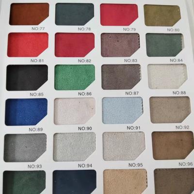 China Factory price Shrink-resistant stock material suede fabric is available in stock for garment for sale