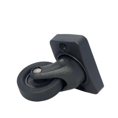 China swivel & Caster Wheel Swivel Luggage Spinner DIY PU 360 Degree Rigid Wire Mute D58 With Flat Mounting Surface for sale