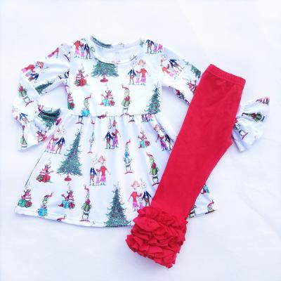 China Loungewear Outfits Latest Baby Spring Clothes Set Wholesale Baby Clothes Christmas Outfits for sale