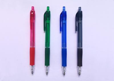 China Tansparent simple Plastic click Ball Point Pen with logo for promotion for sale