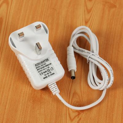 China British Currency 12V1A Power Adapter 12V White Line With 303 Control Switch 5V 9V 12V 24V0.5A 1A 2A White White Adapter for sale