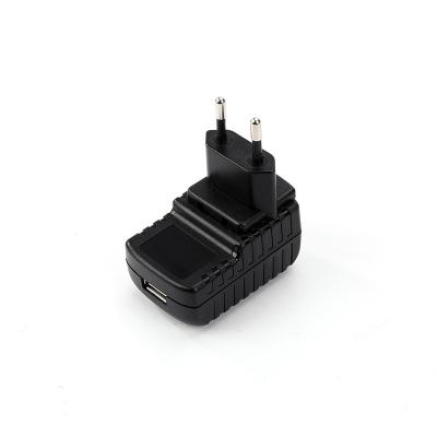 China Replaceable Currency 5v2a USB Plug Power Adapter 3V 5V1A 1.5A 2A Power Supply for sale