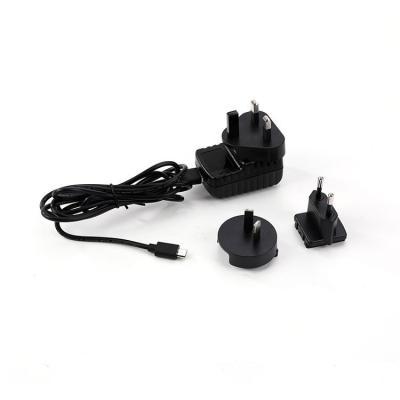 China Universal Ice Bucket Fast Delivery Usb Power Supply 5v 2000ma 2.5a DC Adapter With Interchangeable AC Plugs for sale