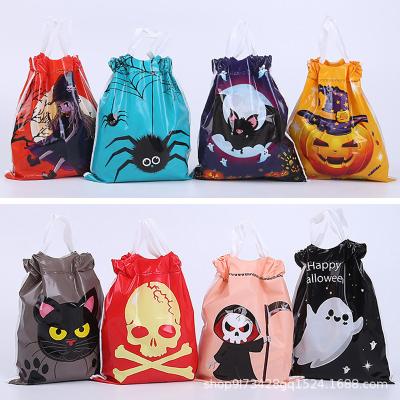 China 2021 Hallowmas Plastic Halloween Trick Or Treat Bags For Candy Gift for sale