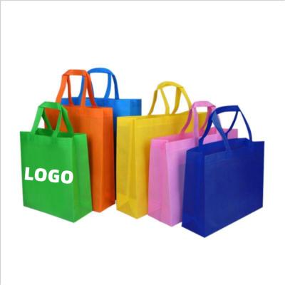 China Recyclable Eco Recycling Non Woven Printing Boutique Luxury Reusable Custom Logo Nonwoven Shopping Tote Bag for sale