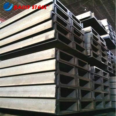 China Steel Constrction U Beam Channel 80 Rolled Steel U Channel s355j2 Channel Formed Galvanized Steel Bar for sale