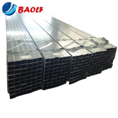 China Astm a500 liquid steel profile ms square pipe tube galvanized square and rectangular steel pipe for sale