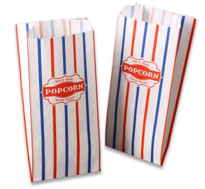 China Disposable Custom Design Kraft Paper Microwave Popcorn Paper Bag for sale