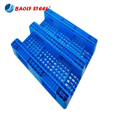 China Single Faced Accept Large Custom Heavy Duty Stackable Plastic Pallet for sale