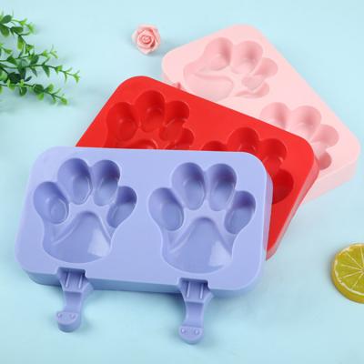 China Viable Customized Freezer Silicone Ice Cream Popsicle Mold and Soft Ice Lolly Molds for sale