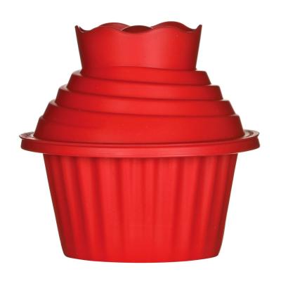 China Viable Wholesale 3PCS Large Non-Stick Silicone Cupcake Pan Baking Tools for sale