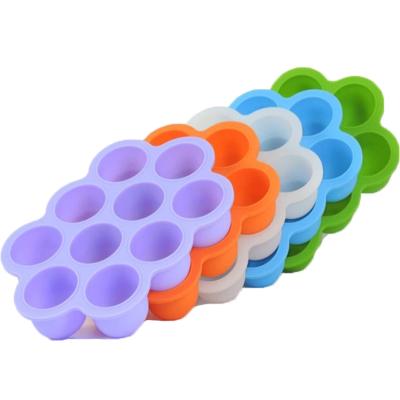 China Viable 10 Holes BPA Free Non Mold Stick Silicone Egg Reusable Bites for sale