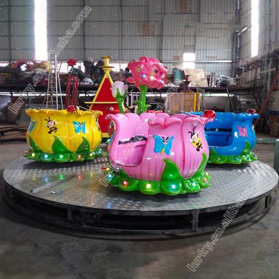 China Portable Tea Cup Rides Portable Amusement Rides For Sale, Coffee Cup Rides For Amusement Park With Trailer for sale