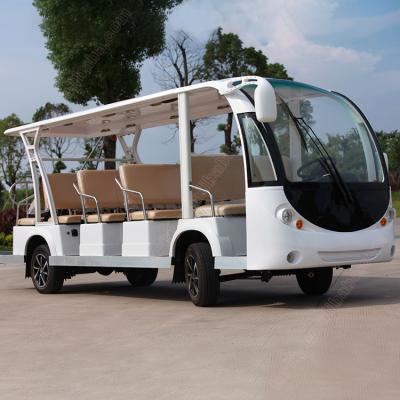 China ALLOY Electric Tourist Bus For 72v Battery Sightseeing Sightseeing Bus For Sale for sale