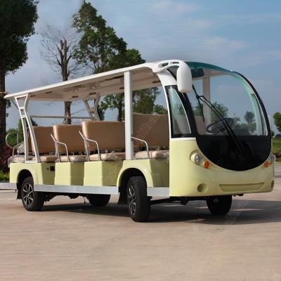 China ALLOY Patrol Car Battery 14 Seats Classic Sightseeing Bus 72v for sale