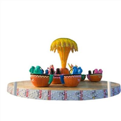 China Amusement park China supplier 16 seats spinning teacup rides Rose kiddie spinning rides for sale