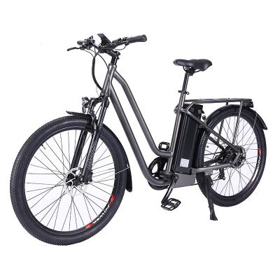 China Aluminum Alloy 27 Inch Super Battery 350w Tires Electric Mountain Bike Vintage Moped Puncture-Proof Bicycle For Fast Delivery for sale