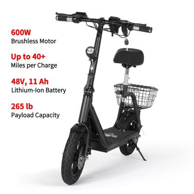 China Simate S5 pro unisex popular offroad electric scooter citycoco two wheels strong power 600W scooter on adult hot sale for sale