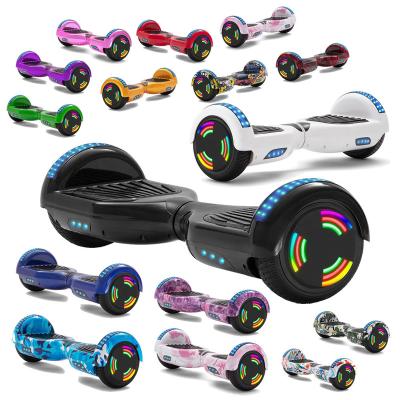 China Free Shipping Unisex Hover Board Fitness Color LED Light Electric Scooter Dropshipping Self Balance P1 Hoverboards EU UK for sale