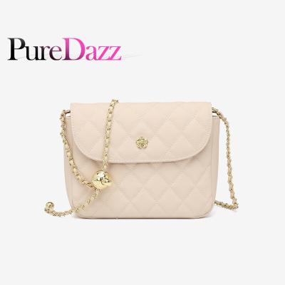 China 2022 summer fashion trend women's fashion small size genuine leather child's shoulder cross - body chain bag for girls for sale