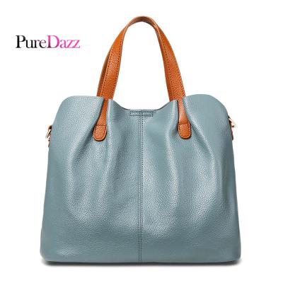 China 2022 Vintage High Quality New Fashion Genuine Leather Ladies Tote Handbags For Women Luxury Large With Strap Wholesale for sale