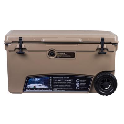 China New Price 70QT Waterproof Type Interesting Outdoor Camping Food Cooler Box for sale