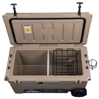 China Newest Design Good Quality Ice Chest Sand 66.2l Fish Cooler Cooler Box Waterproof for sale