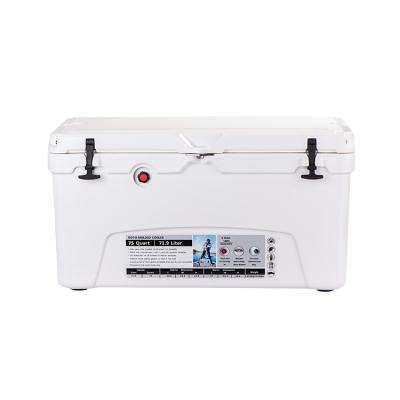 China Factory Price Suitable 70.9l Various Waterproof Hot Seller Portable White Insulated Cooler Box For Fishing for sale