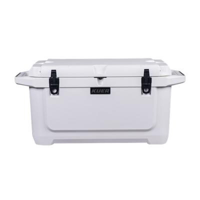 China Waterproof 75QT Rotomolded Camping Insulation Chest Wheel Ice Coolers for sale