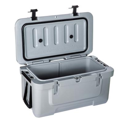 China Waterproof Factory Directly Insulated Plastic Cooler Box 45QT Exterior for sale