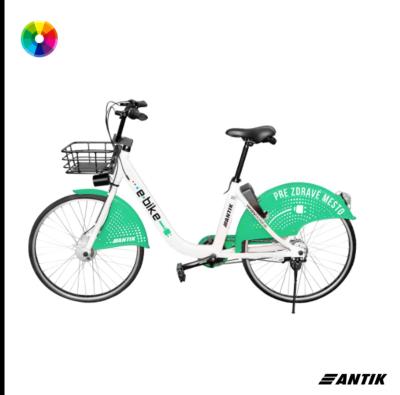 China CUSTOM CITY steel E-BIKE SHARING - city e-bicycles with an integrated bike-sharing rental system for sale