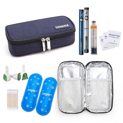 China Waterproof Mini Insulin Travel Case Diabetic Vaccine Medication Storage Cooler Bag for sale