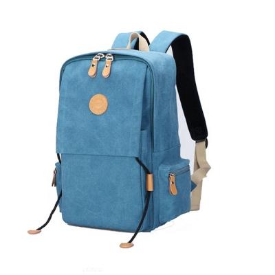 China Korean fashion durable wholesale leisure style travel canvas backpack bag for girl for sale