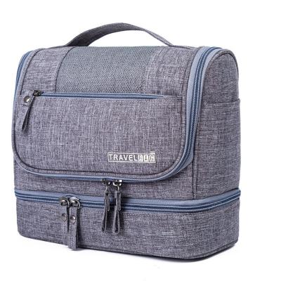 China Factory Made Hot Selling Mens Cosmetic Bag Travel Men Cosmetic Organizer Toiletry Bag Hanging Bag for sale