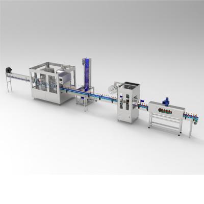 중국 물 충전 라인 완전 자동 광물 물 생산 라인 물 병 충전 기계 판매용
