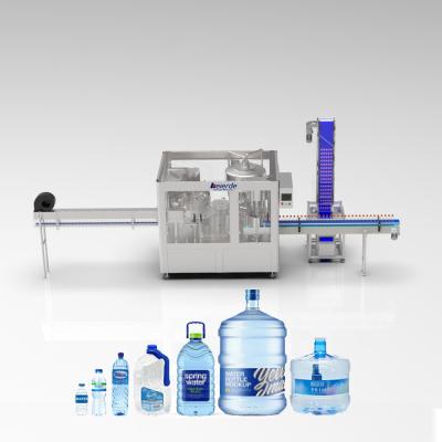 China 2700 KG Full Automatic Liquid Bottle Water Filling And Capping Machine Production Line for sale