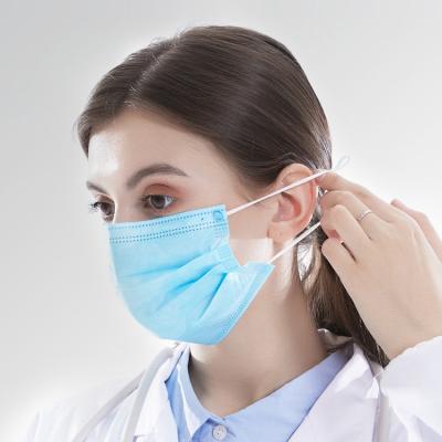 Cina Tipo medico eliminabile IIR Bfe99 maschera di protezione di 3 pieghe in vendita