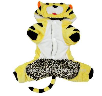 China Personalized Tiger Costume For Dogs Pomeranians , Chihuahua Cotton Clothes Customized for sale