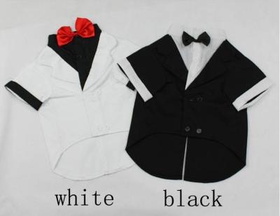 China TUXEDO big dog wedding / party suit bridegroom wear pets formal clothes S M L XL for sale