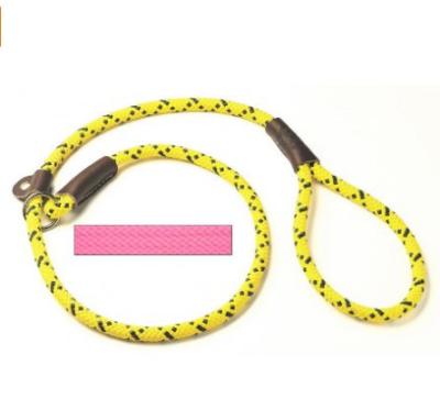 China Yellow Mendota Slip Rope Dog Leash 6ft X 1/2in , Customized For Small Dog Harness for sale