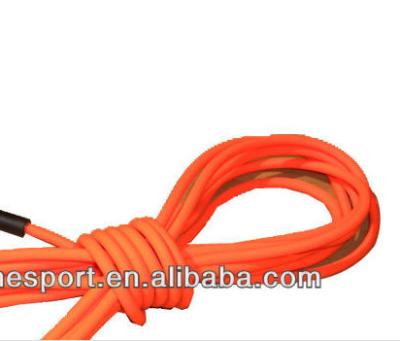 China 8mm diameter TPU round rope dog leash for pet walking orange color for sale