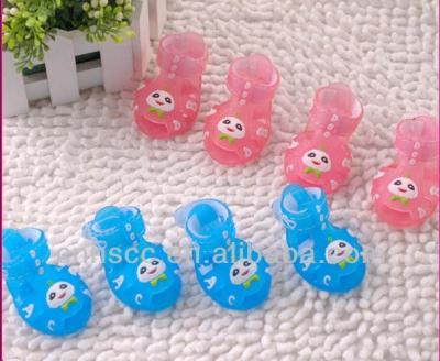 China Rubber pet dog shoes for summer for sale