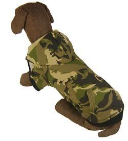 China Großer Zucht-Hund kleidet Armee Camo-Sweatshirt-Strickjackenkapuzenpullis für rhodesian ridgeback zu verkaufen