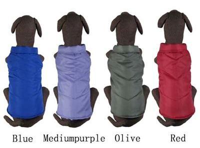 China Nylon Waterproof Dog Coats Clothes Blue , Red Color For Large Dogs Breed for sale